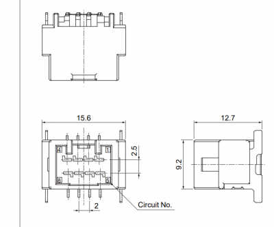 Upper right corner is pin1 with this orientation