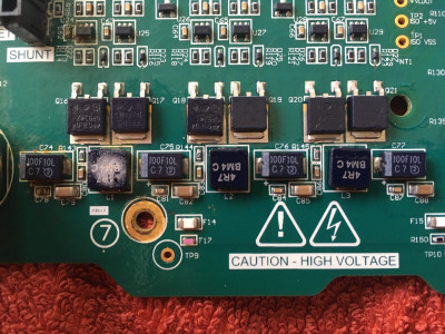 Corrosion cleaned with vinegar
