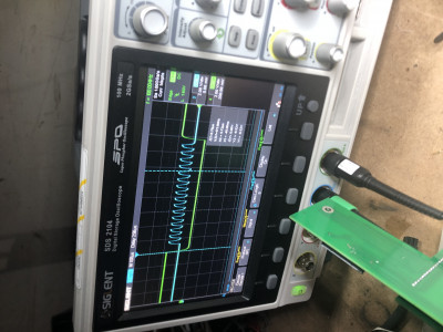 voltage divided SCK before bypass