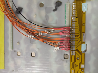 Tesla model 3 module ribbon cable with cell taps installed.jpg