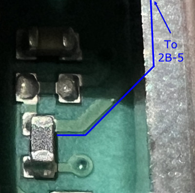 BMW i3 LIM ...052 (2016), 2B-5 trace termination