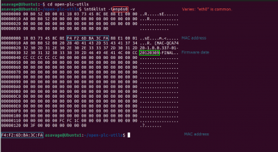 Sample output of &quot;int6klist -ieth0 -v&quot;