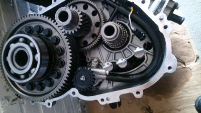 rotated oil pump