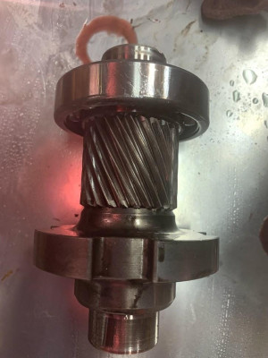 Pinion shaft, out