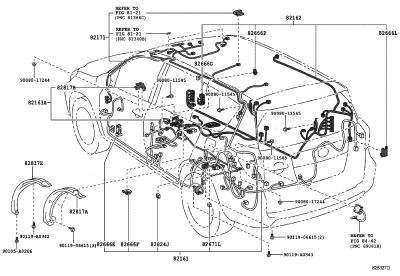 Toyota RAV4 2012-14 Charge Port harness