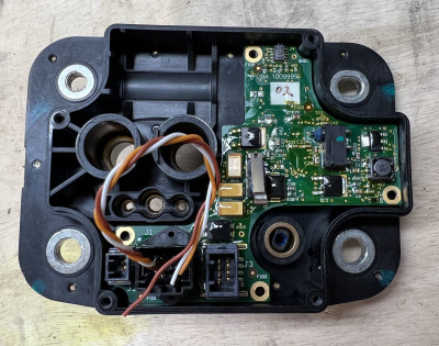 Tesla Model S early Charge Port: modified lock status switch