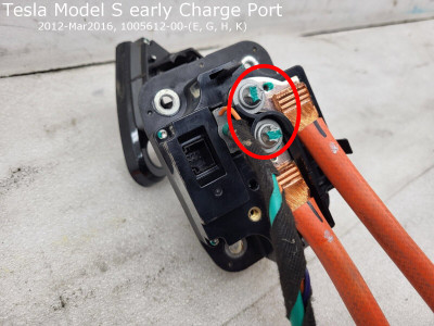 Tesla NACS Charge Port Model S 1005612-00-x 01-1