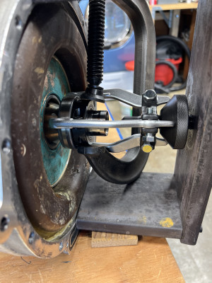 LDU rotor puller setup