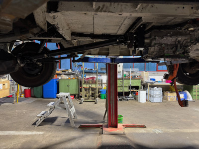 Motor &amp; Driveshaft Installed