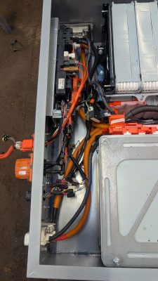 Both LBCs are powered from the round connector.