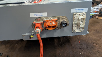 Rear service disconnect and rear canbus connection.