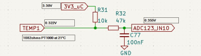 adc input voltage corrupted by series resistor