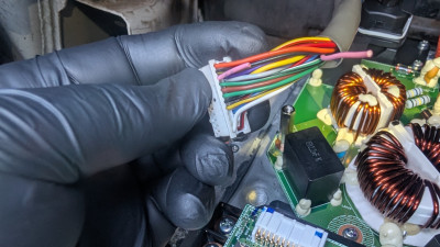 Pin 6, pink wire to Chademo pin 10