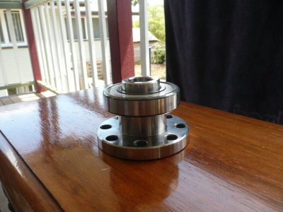 Coupler with thrust bearing