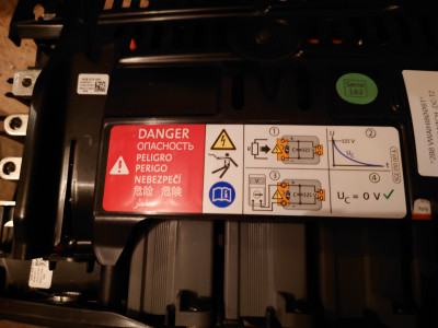 E-golf battery contactor and BMS box.