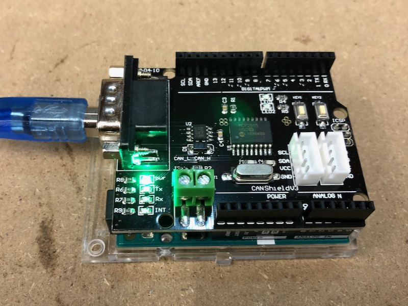 File:CAN bus shield fitted to Arduino Uno.jpg