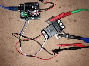 Testing current measurement with IVT-S