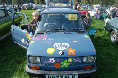 My son inspecting one of my EVs. Little does he realise that he's going to get roped into one of my projects.